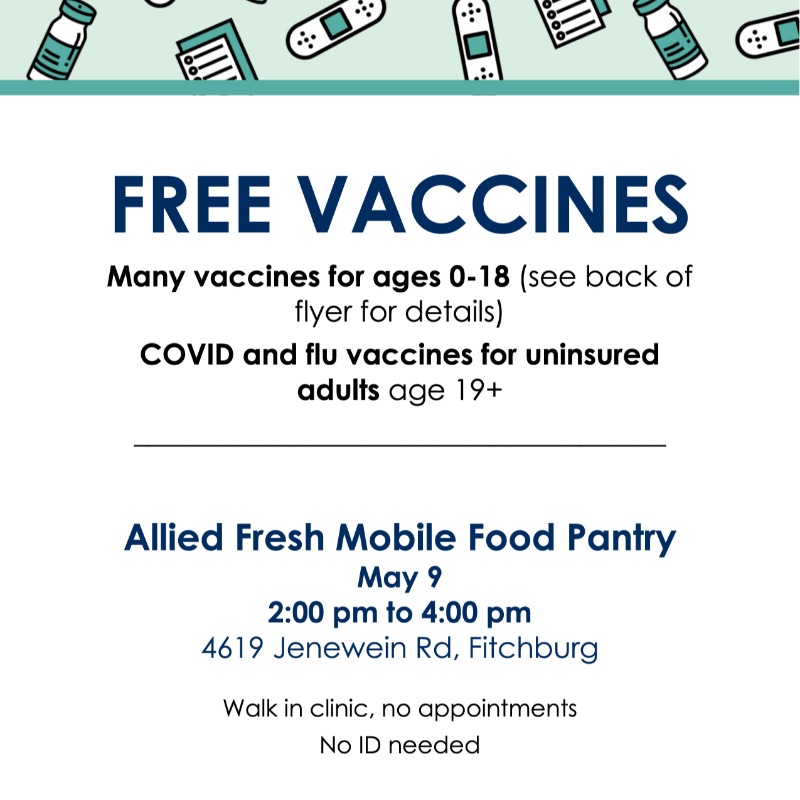 Vaccine Clinic Uninsured Adults and All Children